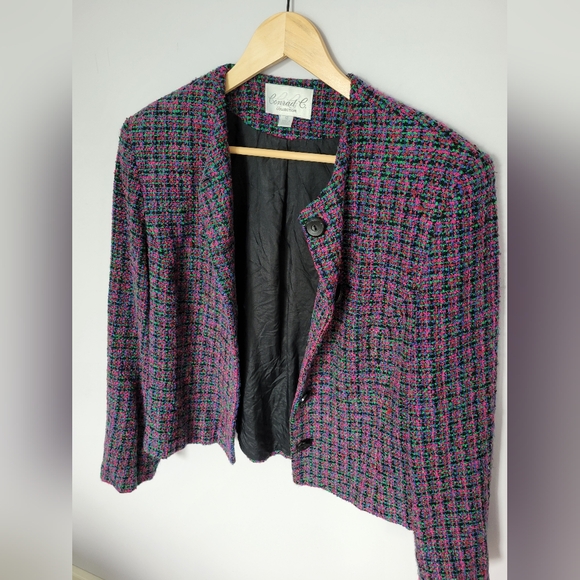 Conrad C Collection Vintage Tweed Blazer - Picture 2 of 5